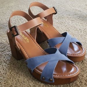 Coach and Four Platform Sandals